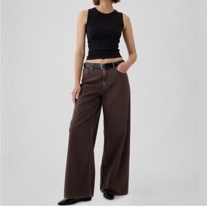 Gap Brown Baggy Mid Rise UltraSoft Jeans (NWOT)